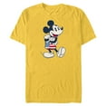 thumbnail image 1 of Disney Mickey Mouse Vintage Americana - Short Sleeve Blended T-Shirt for Adults - Customized-Yellow, 1 of 5