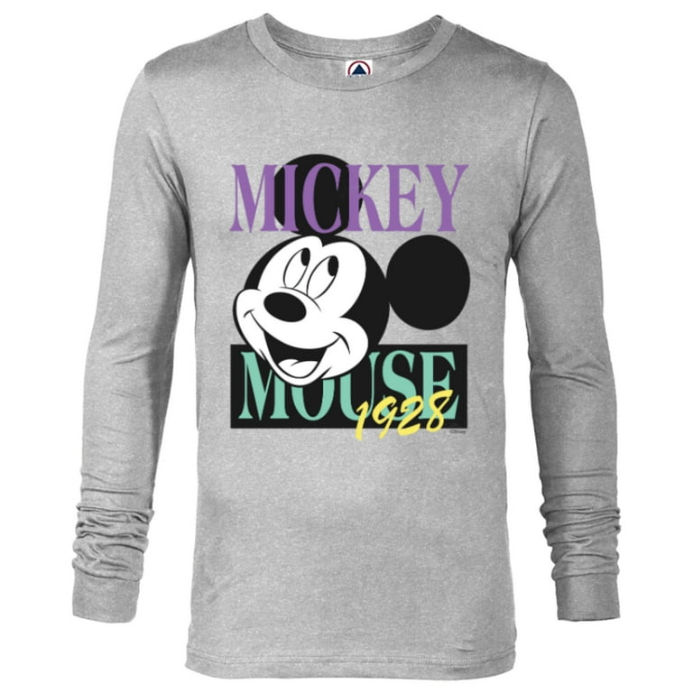 Disney Mickey Mouse Vintage Classics 1928 Retro Long Sleeve T