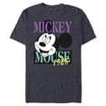 thumbnail image 1 of Disney Mickey Mouse Vintage Classics 1928 Retro - Short Sleeve Blended T-Shirt for Adults - Customized-Navy Heather, 1 of 5