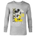 thumbnail image 1 of Disney Mickey Mouse Vintage Classics 28 Black & Yellow - Long Sleeve T-Shirt for Men - Customized-Athletic Heather, 1 of 5