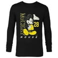 thumbnail image 1 of Disney Mickey Mouse Vintage Classics 28 Black & Yellow - Long Sleeve T-Shirt for Men - Customized-Black, 1 of 5