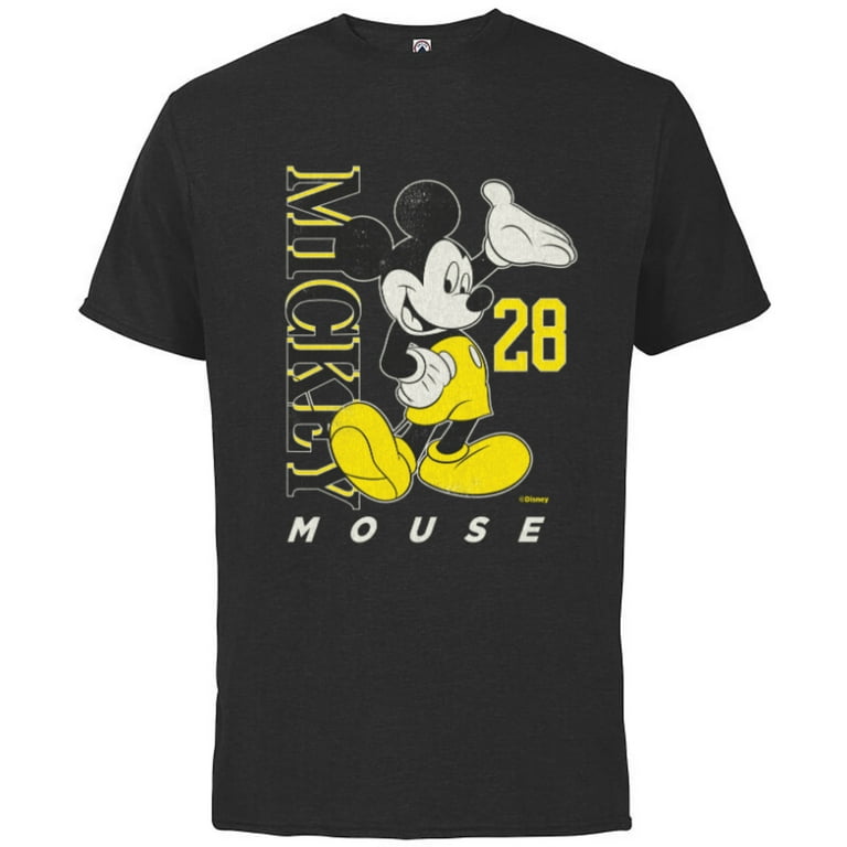 Disney Mickey Mouse Vintage Classics 28 Black Yellow Short