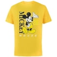thumbnail image 1 of Disney Mickey Mouse Vintage Classics 28 Black & Yellow - Short Sleeve Cotton T-Shirt for Adults - Customized-Yellow, 1 of 5
