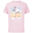 thumbnail image 1 of Disney Mickey Mouse Vintage Classics Thumbs-Up Retro Fade - Short Sleeve Cotton T-Shirt for Adults - Customized-Soft Pink, 1 of 5