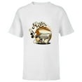 thumbnail image 1 of Disney Mickey Mouse Vintage Music To My Ears - Short Sleeve T-Shirt for Kids - Customized-White, 1 of 5