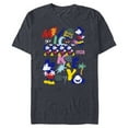thumbnail image 1 of Disney Mickey Mouse Vintage Never Bored - Short Sleeve Blended T-Shirt for Adults - Customized-Navy Heather, 1 of 5