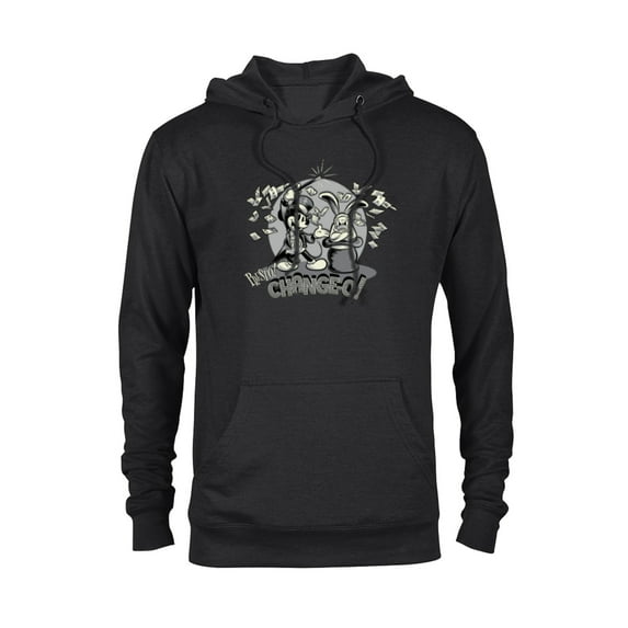 Disney Mickey Mouse Vintage Presto Change-O - Pullover Hoodie for Adults - Customized-Black