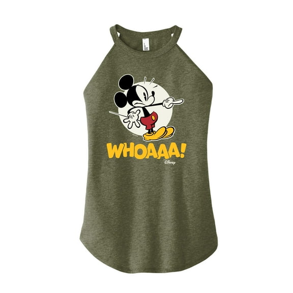 Disney - Mickey Mouse - WHOAAA! - Juniors High Neck Tank Top