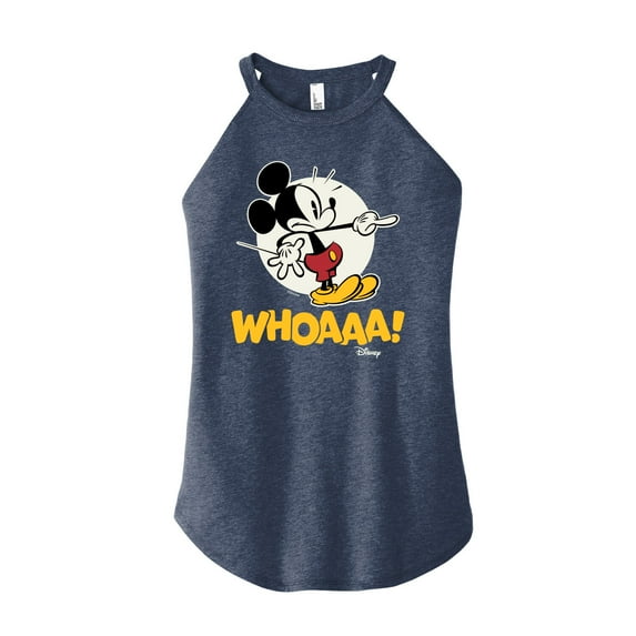 Disney - Mickey Mouse - WHOAAA! - Juniors High Neck Tank Top