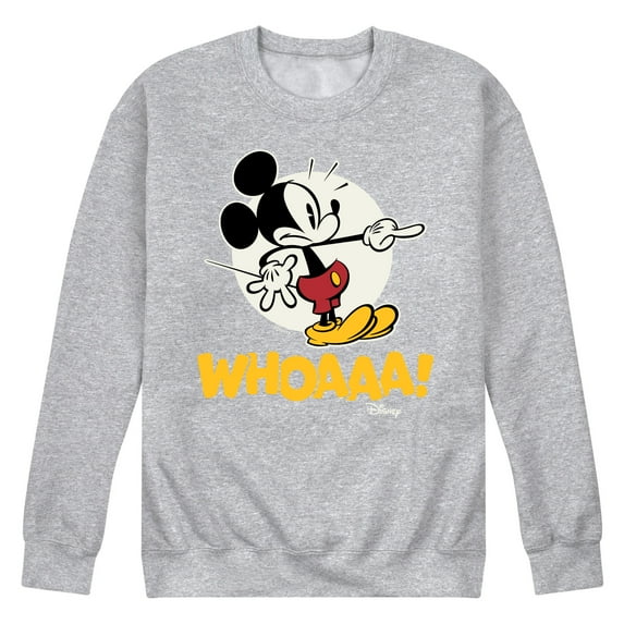 Disney - Mickey Mouse - WHOAAA! - Men's Crew Neck Fleece Pullover