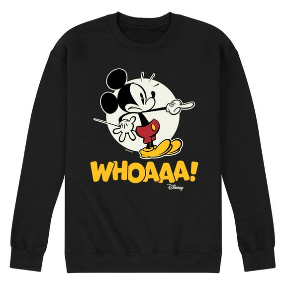 Disney - Mickey Mouse - WHOAAA! - Men's Crew Neck Fleece Pullover