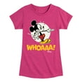 thumbnail image 1 of Disney - Mickey Mouse - WHOAAA! - Toddler & Youth Girls Short Sleeve Graphic T-Shirt, 1 of 5