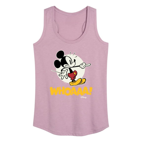 Disney - Mickey Mouse - WHOAAA! - Women's Racerback Tank Top