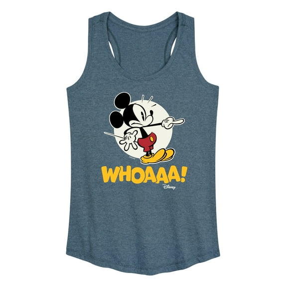 Disney - Mickey Mouse - WHOAAA! - Women's Racerback Tank Top