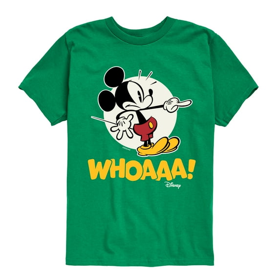 Disney - Mickey Mouse - WHOAAA! - Youth Short Sleeve Graphic T-Shirt