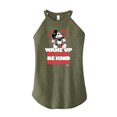 thumbnail image 1 of Disney - Mickey Mouse - Wake Up, Be Cool, Be Kind, Repeat - Juniors High Neck Tank Top, 1 of 5