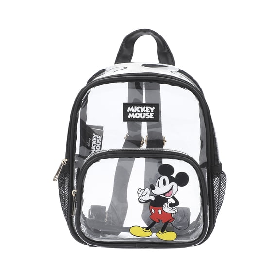 Disney Mickey Mouse Adult 11" Clear Mini Backpack