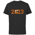 thumbnail image 1 of Disney Mickey Mouse Waving 2023 100th Anniversary New Year - Short Sleeve Cotton T-Shirt for Adults - Customized-Black, 1 of 5