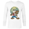 thumbnail image 1 of Disney Mickey Mouse Werewolf Halloween Costume - Long Sleeve T-Shirt for Men - Customized-White, 1 of 5