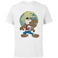 thumbnail image 1 of Disney Mickey Mouse Werewolf Halloween Costume - Short Sleeve Cotton T-Shirt for Adults - Customized-White, 1 of 5