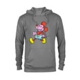 thumbnail image 1 of Disney Mickey Mouse Wild Colors Retro Vintage Walking Pose - Pullover Hoodie for Adults - Customized-Athletic Heather, 1 of 5