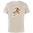 thumbnail image 1 of Disney Mickey Mouse Winter Sports Skiing Ski Hit the Slopes - Short Sleeve Cotton T-Shirt for Adults - Customized-Natural, 1 of 5