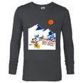 thumbnail image 1 of Disney Mickey Mouse Winter Sports Skiing Ski On Let’s Winter - Long Sleeve T-Shirt for Men - Customized-Charcoal Heather, 1 of 5