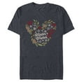 thumbnail image 1 of Disney Mickey Mouse Winter Wishes - Short Sleeve Blended T-Shirt for Adults - Customized-Navy Heather, 1 of 5