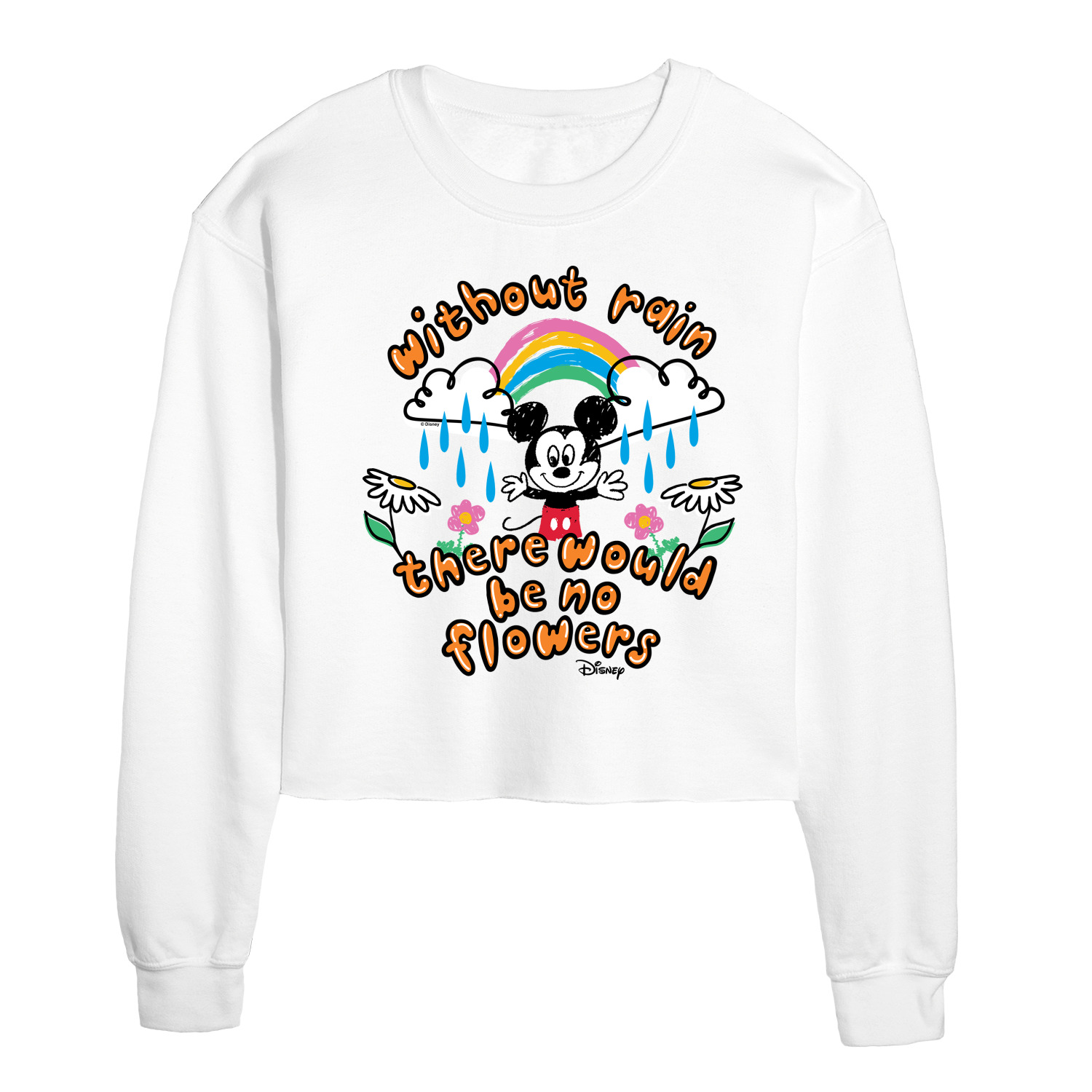 Disney Mickey Mouse Without Rain There Would Be No Flowers