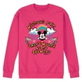 thumbnail image 1 of Disney - Mickey Mouse - Without Rain There Would Be No Flowers - Men's Crew Neck Fleece Pullover, 1 of 4