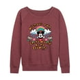 thumbnail image 1 of Disney - Mickey Mouse - Without Rain There Would Be No Flowers - Women's Lightweight French Terry Long Sleeve Shirt, 1 of 4
