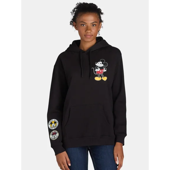 Disney Mickey Mouse Women's Chenille Graphic Hoodie, Sizes XXS-XXL