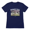 thumbnail image 1 of Disney Mickey Mouse Women's Howdy Yall Fence Post Photo Groupshot T-Shirt (Iris Navy, S-XXL), 1 of 4