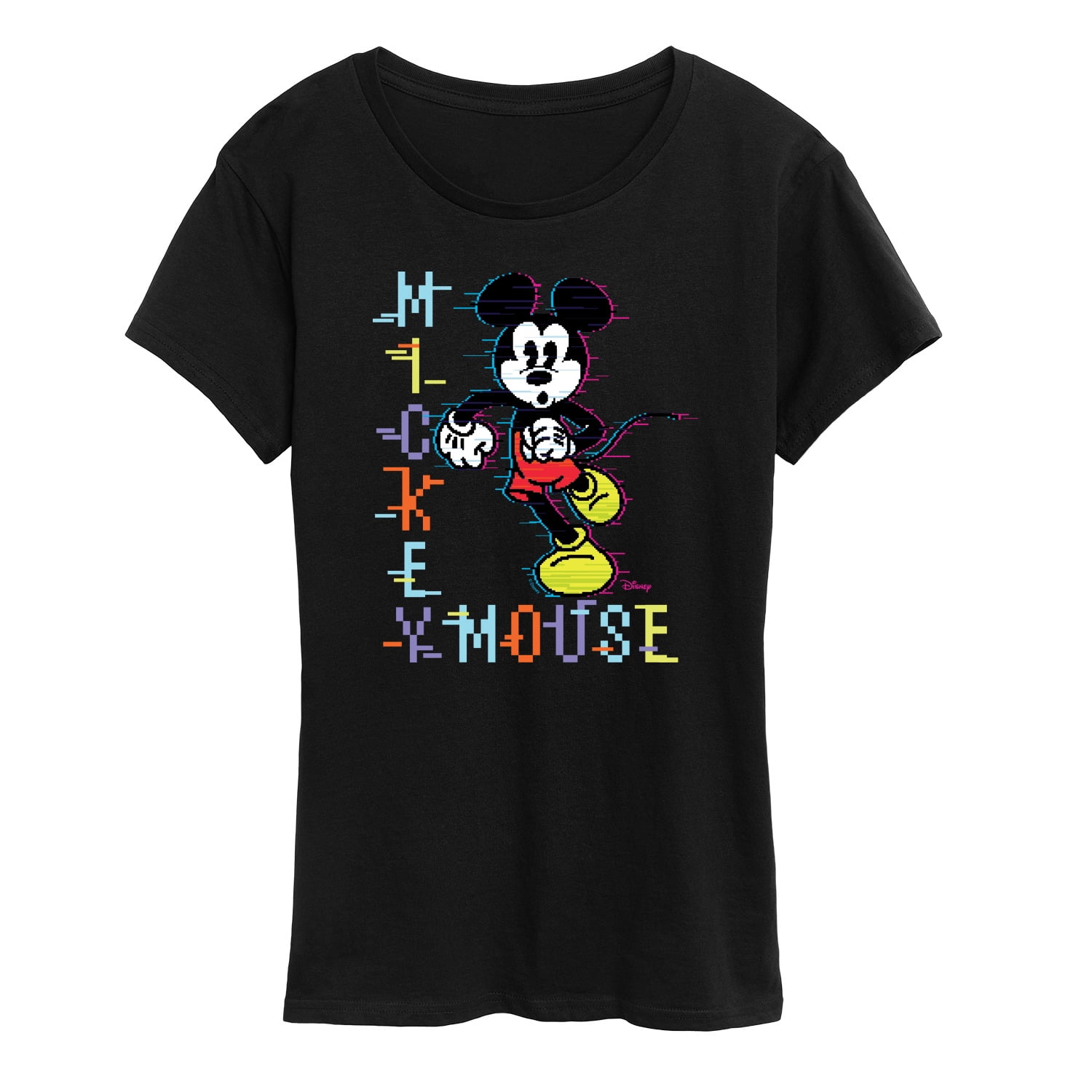 Disney - Mickey Mouse - Women's Short Sleeve Graphic T-Shirt - Walmart.com