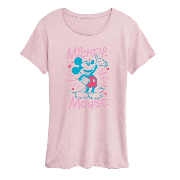 Disney - Mickey Mouse - Women's Short Sleeve Graphic T-Shirt