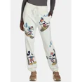 thumbnail image 1 of Disney Mickey Mouse Women's Winter Graphic Joggers, 1 of 5