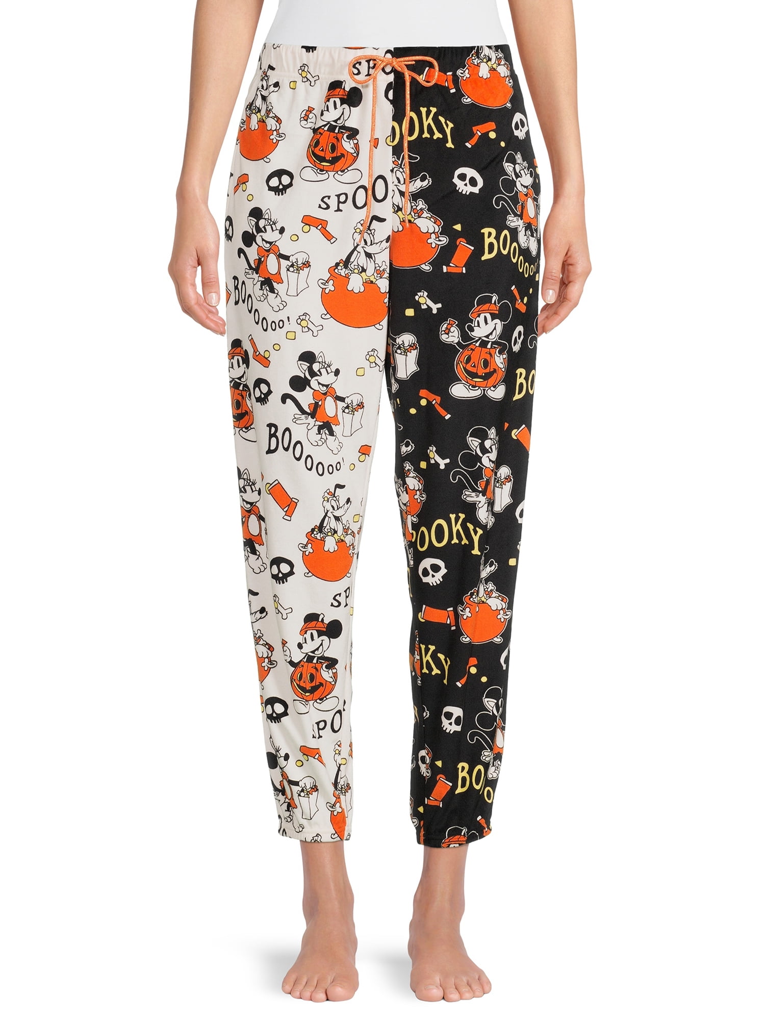 Disney Mickey Mouse Women's and Women's Plus Halloween Joggers