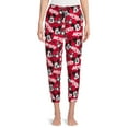 thumbnail image 1 of Disney Mickey Mouse Women's and Women's Plus Holiday Joggers, 1 of 5