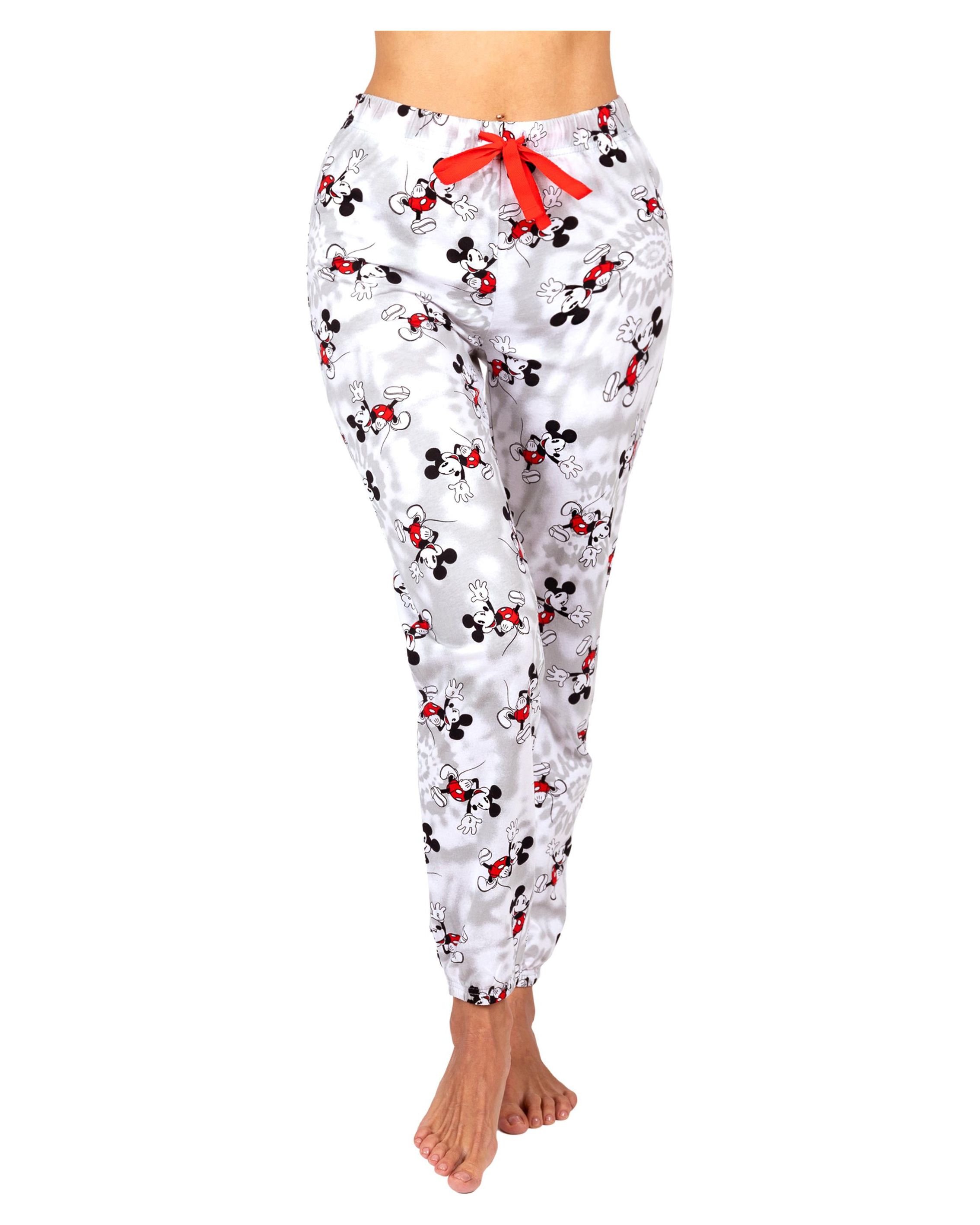 Disney Mickey Mouse Womens Pajama Pants, Sleepwear Bottoms, Classic Mickey, Size: M - image 1 of 5