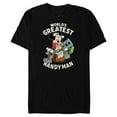 thumbnail image 1 of Disney Mickey Mouse "World's Greatest Handyman" - Short Sleeve Blended T-Shirt for Adults - Customized-Black, 1 of 5