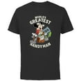thumbnail image 1 of Disney Mickey Mouse "World's Greatest Handyman" - Short Sleeve Cotton T-Shirt for Adults - Customized-Black, 1 of 5