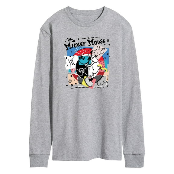 Disney - Mickey Mouse Yin Yang - Men's Long Sleeve T-Shirt