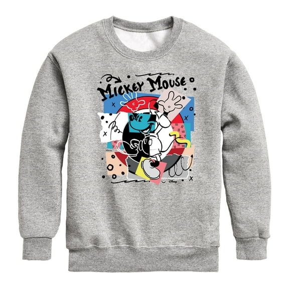 Disney - Mickey Mouse Yin Yang - Toddler & Youth Crewneck Fleece Sweatshirt