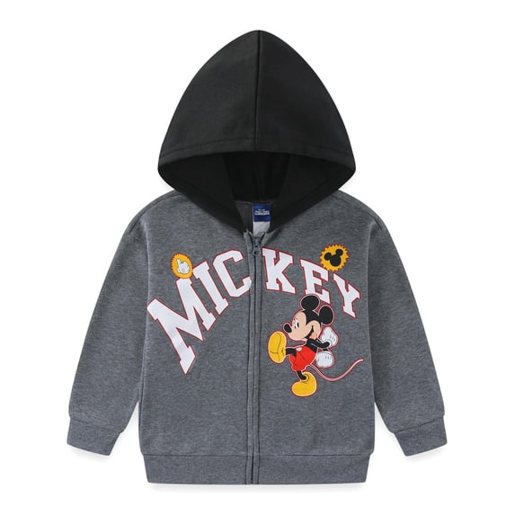 Disney Mickey Mouse Zip-Up Hoodie (Boys), Sizes 2T-7