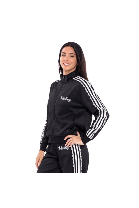 Mickey Mouse Zip Up Track Jacket Adult