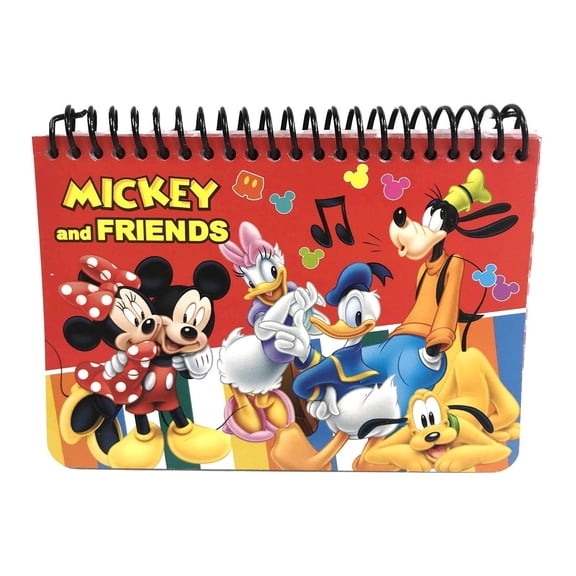Disney Mickey Mouse and Friend Red Autograph Book New