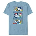 thumbnail image 1 of Disney Mickey Mouse and Friends Confetti Crew Birthday Squad - Short Sleeve Blended T-Shirt for Adults - Customized-Ocean Blue, 1 of 5