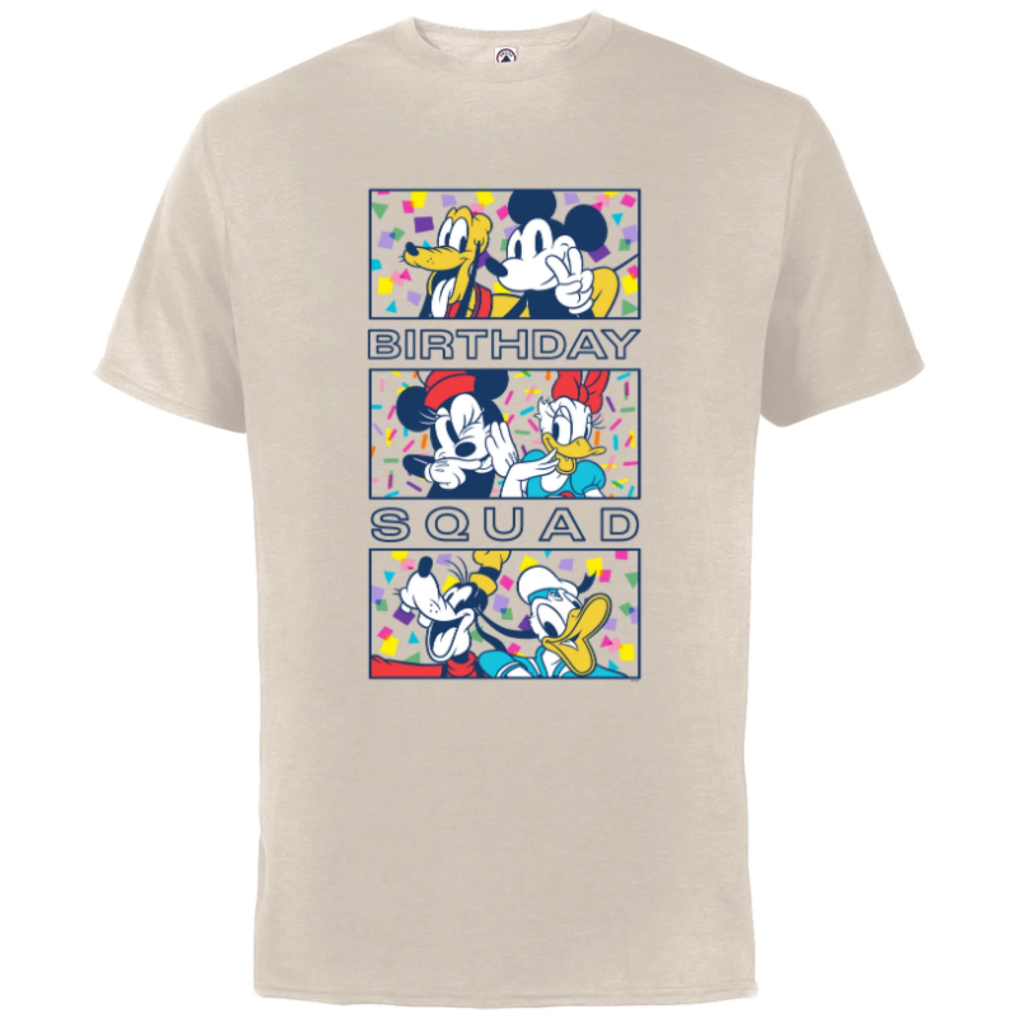 Disney Mickey Mouse and Friends Confetti Crew Birthday Squad Short