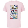 thumbnail image 1 of Disney Mickey Mouse and Friends Confetti Crew Birthday Squad - Short Sleeve Cotton T-Shirt for Adults - Customized-Soft Pink, 1 of 5