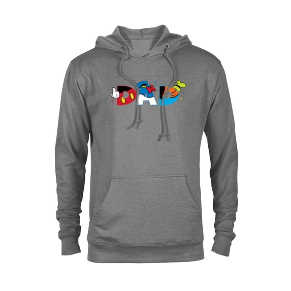 Disney Mickey Mouse and Friends Dad Father’s Day Birthday - Pullover Hoodie for Adults - Customized-Athletic Heather